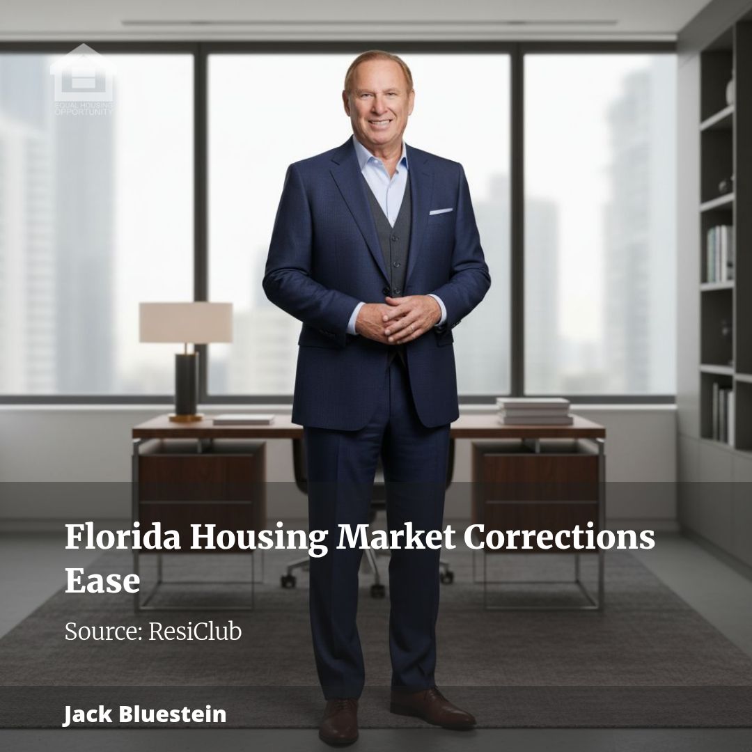 Florida’s housing market corrections continue to lose intensity—see the data across the state