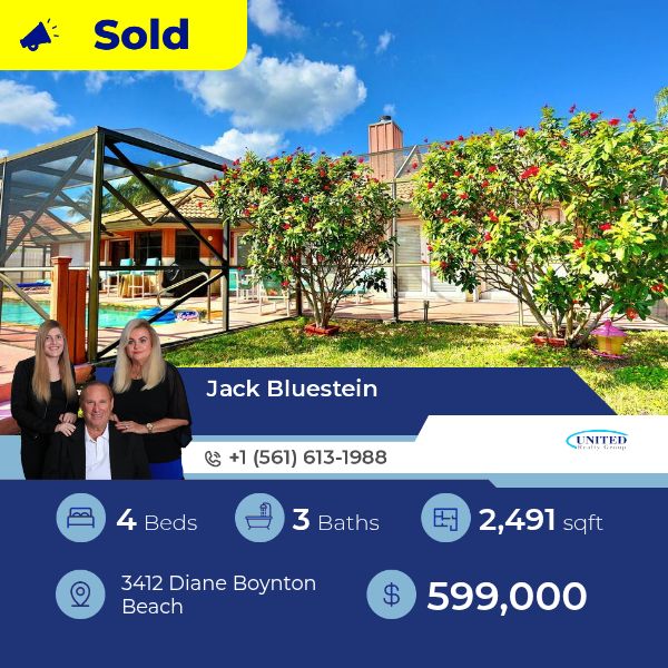 This SingleFamilyResidence at 34 12 Diane Boynton Beach has just been sold
