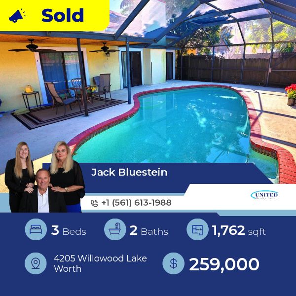 This SingleFamilyResidence at 42 05 Willowood Lake Worth has just been sold