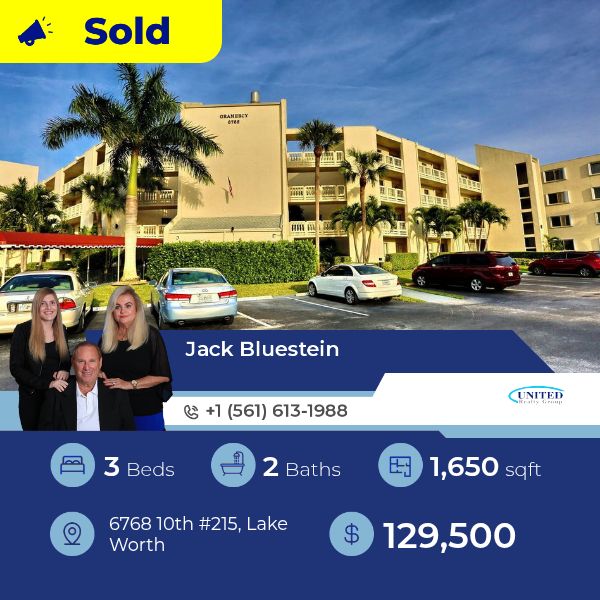 This Condominium at 67 68 10th Unit 215, Lake Worth has just been sold