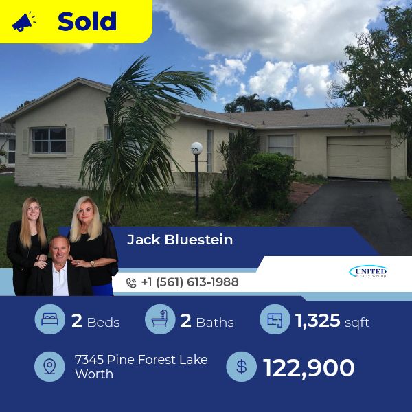 This SingleFamilyResidence at 73 45 Pine Forest Lake Worth has just been sold